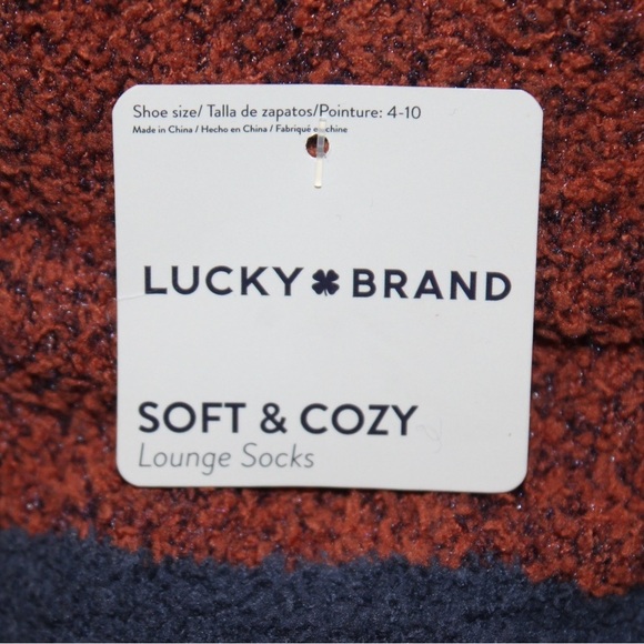 LUCKY BRAND Centric Socks Soft & Cozy Lounge Socks Women’s Sizes 4-10 Gift NWT - Picture 3 of 6